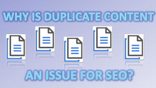 why is having duplicate content an issue for seo